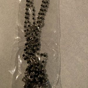 BKe black cross necklace